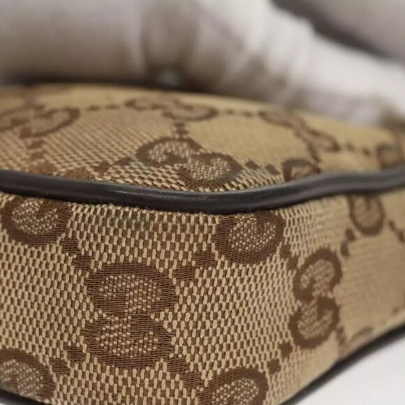 GUCCI GG Canvas Pouch Beige Auth - Picture 10 of 16